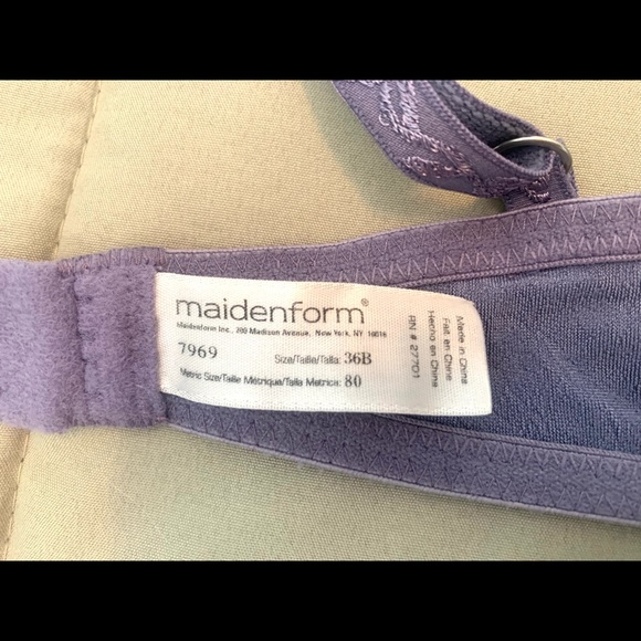 Maidenform lavender bra, size 36B - Picture 3 of 3